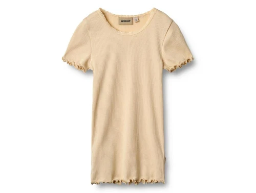 Wheat Katie t-shirt macadamia med blonde
